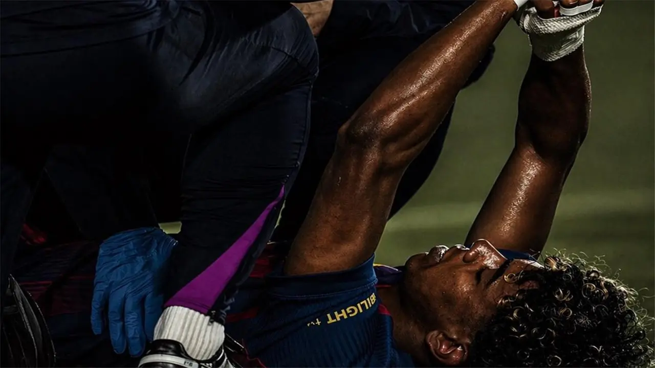 عاجل ورسميًا | برشلونة يكشف تشخيص إصابة لامين يامال.. ومدة غيابه